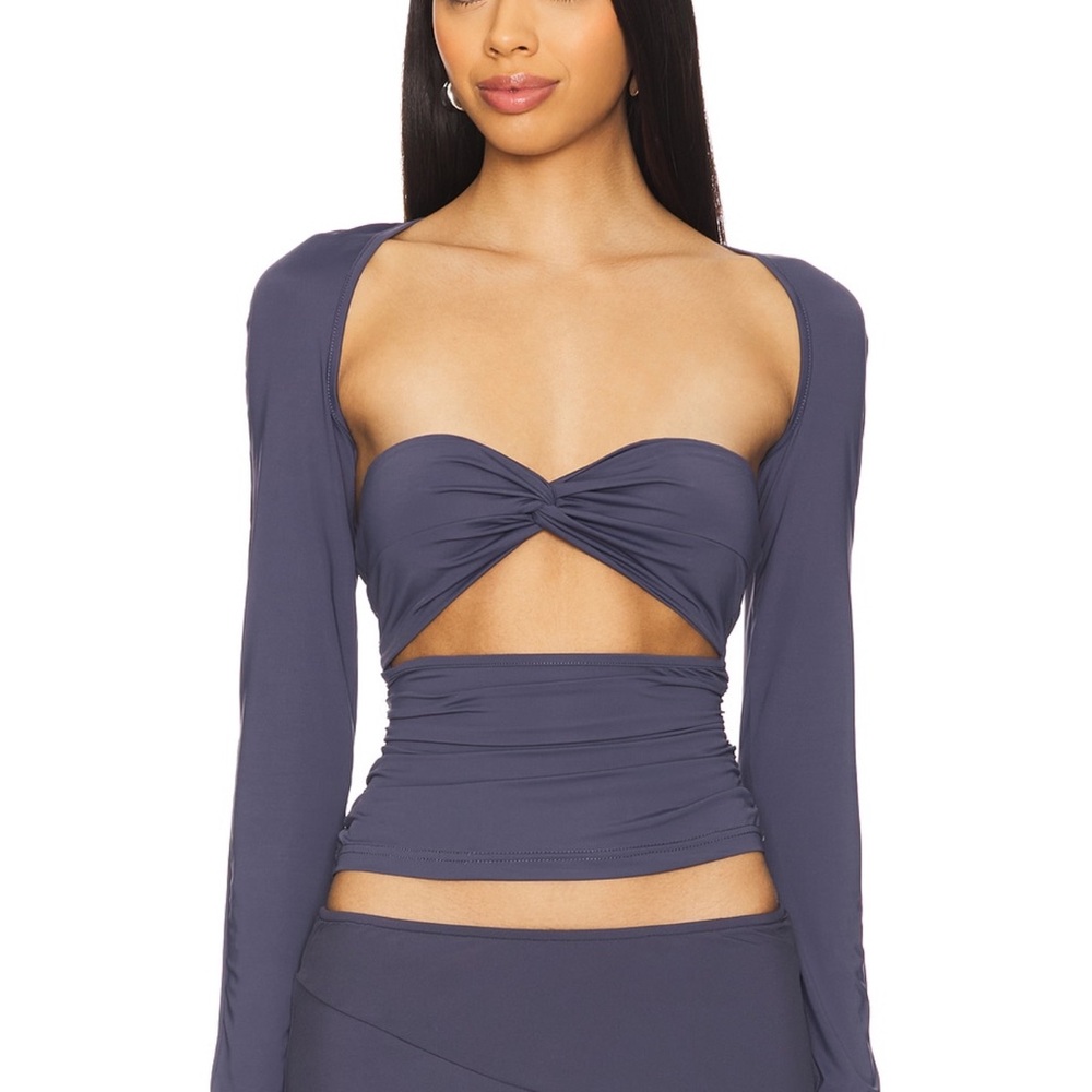 Lioness Midnight Long Sleeve Cutout Top